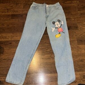Vintage Mickey jeans